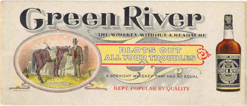 Green River Whiskey ad