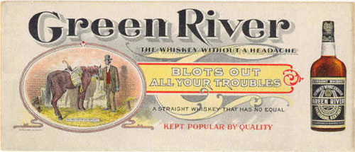 Green River Whiskey ad