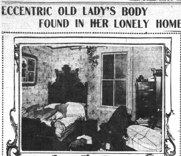 Room where Emma Blonger died