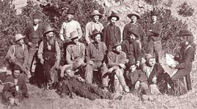 Miners in Cerrillos Hills